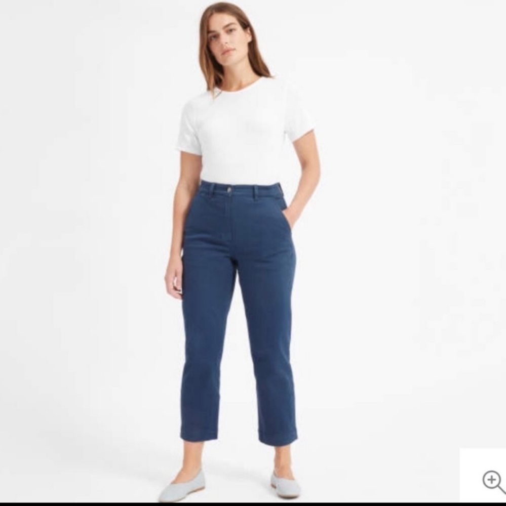 Everlane Cropped straight Regular Pants- 0